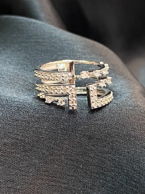 Pave 0.92 TCW Round Brilliant Cut Diamonds Engagement Band Ring In Fine 14K Gold