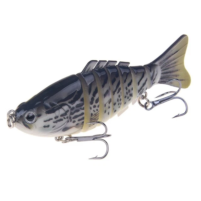 Esca da pesca multi snodata con realistica forma di topo e