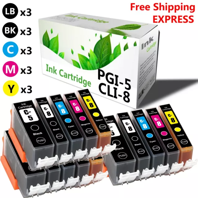 15PK PGI-5 CLI-8 Ink Cartridge for PIXMA iP4300 PIXMA MP610 Printer