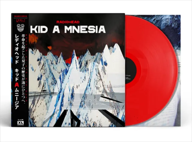 RADIOHEAD KID A Mnesia 3LP Set Rouge Vinyle Record Japan Obi