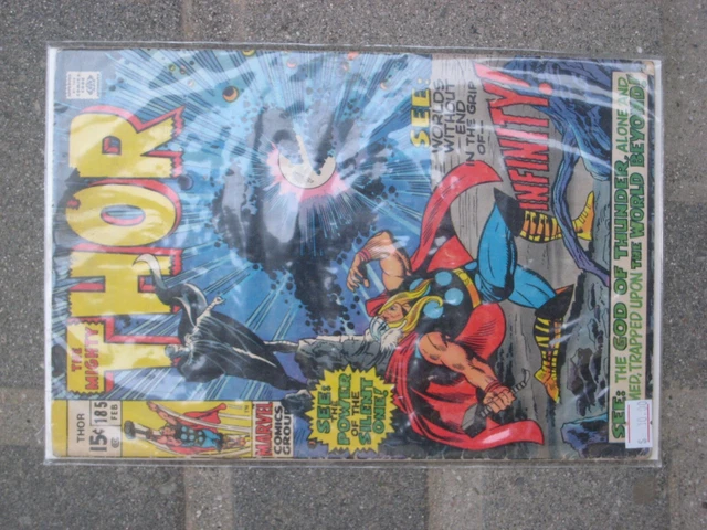 The Mighty Thor comic book Volume 1 Number 185 from February 1971