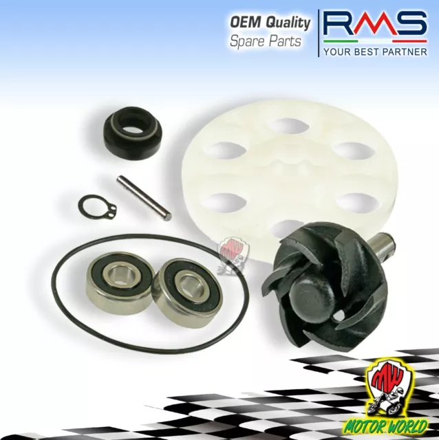 KIT POMPA ACQUA MODIFICA con PULEGGIA Scooter MINARELLI YAMAHA ORIZZONTALE 50 2T