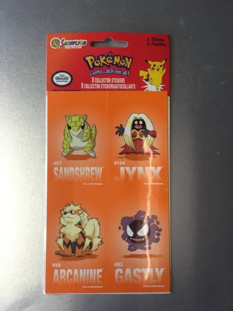 RAR Pokemon Sandylion Pikachu Sticker 8 Klebesticker PPOKCS3 Aufkleber