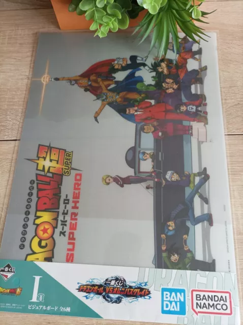 Dragon Ball Super Goodie Poster Bandai Ichiban Kuji Neuf