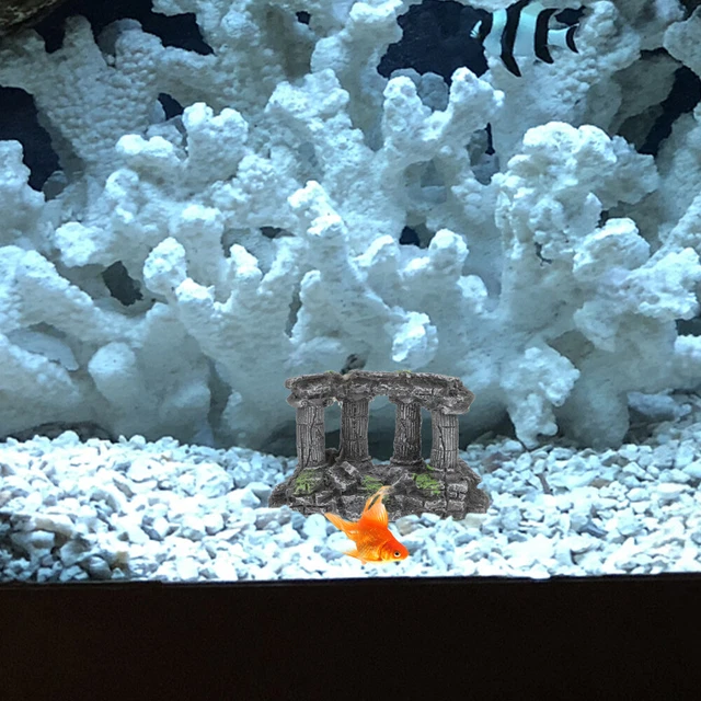 Aquarium Castle Decorations Roman Column Decoration Resin Crafts Miniature 2