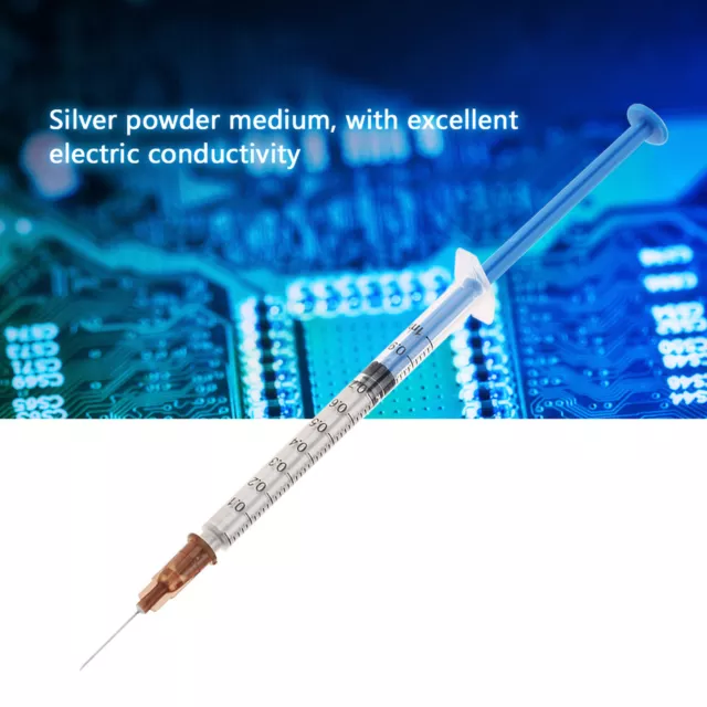 0.7mL Conductive Silver Paste Adhesive Silver Paint Pen For Keyboard PCB Repair◀