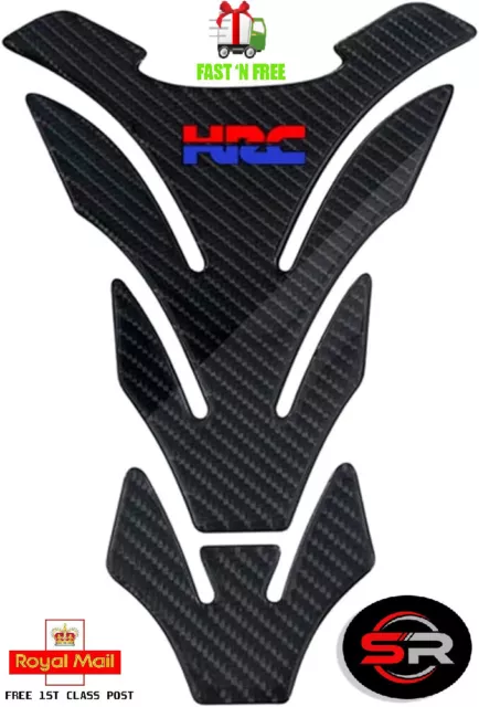Carbon Fibre Motorcycle Tank Pad Protector Sticker for Honda Universal UK SELLER