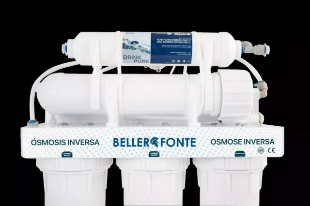 Bellerofonte Installation Osmosi Inversa BEL750 La 5 Etapes À Réservoir Robinet 3