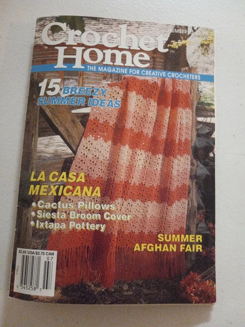 ⭐ Folleto artesanal vintage de revista casera de crochet volumen 23 (S5)