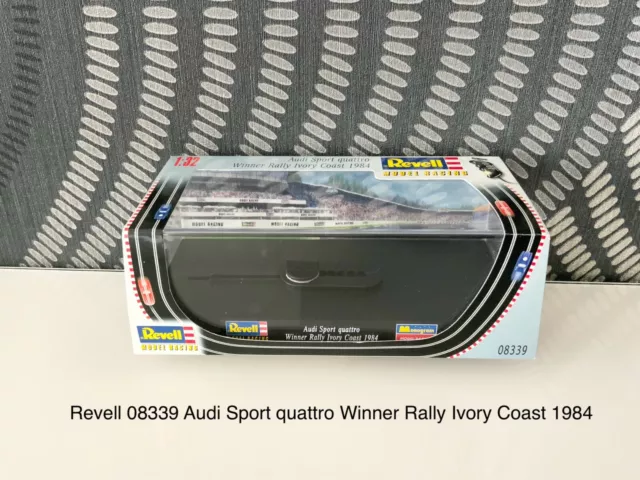 🟢 REVELL 08339 Audi Sport quattro Winner Rally Ivory Coast 1984 1:32 Leerbox 🟢