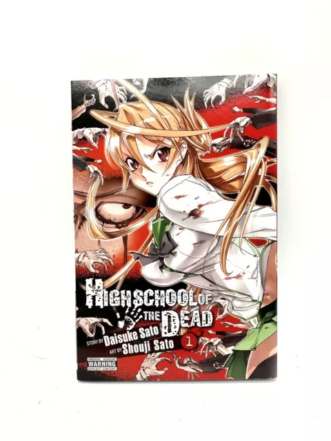 Mangá High School of The Dead volumes 1,2,3,4,5,6,7 e Volume Único  (Completo) - (Lote Fechado)