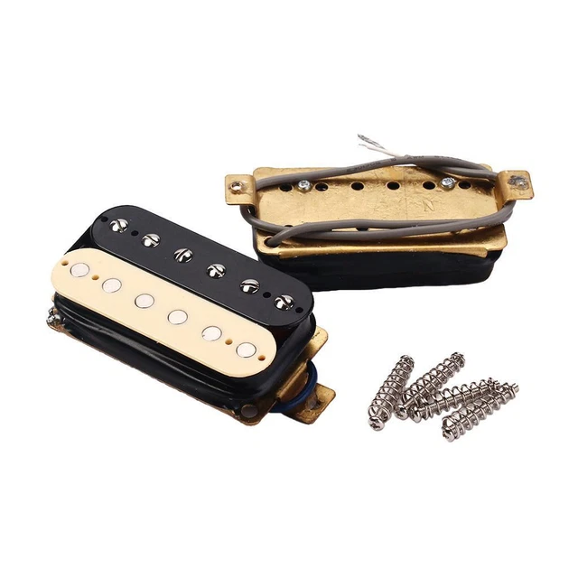 Pickup Humbucker Per Basso Elettrico | Stile LP Les Paul | 7.4kΩ | Ceramica | Ponte/Manico