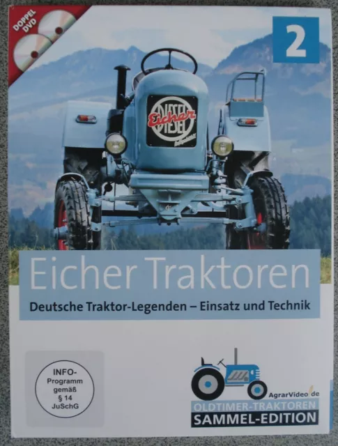 EICHER TRAKTOREN- Deutsche Traktor Legenden 2, 2 DVD' s von 2014.