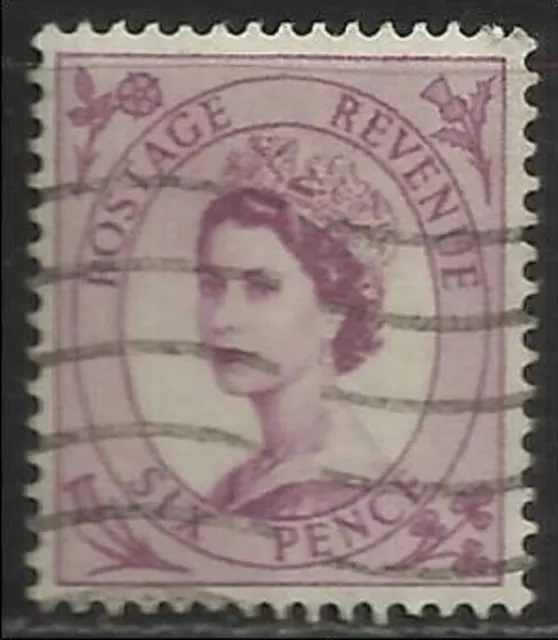 Gran Bretagna - 6 d. used - n. Stanley Gibbons 548 - n. Unificato 294