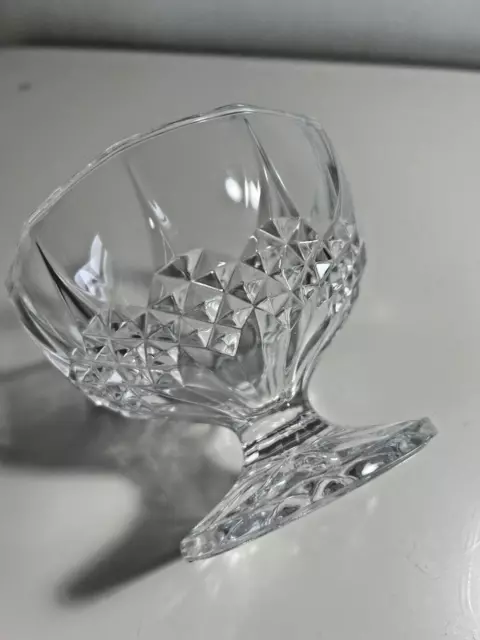 Superbe petite coupe en cristal taillé sur pied 3