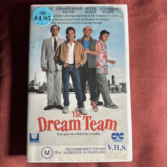 The Dream Team Vhs Big Box Comedy Crime 1989 Free Shipping 29