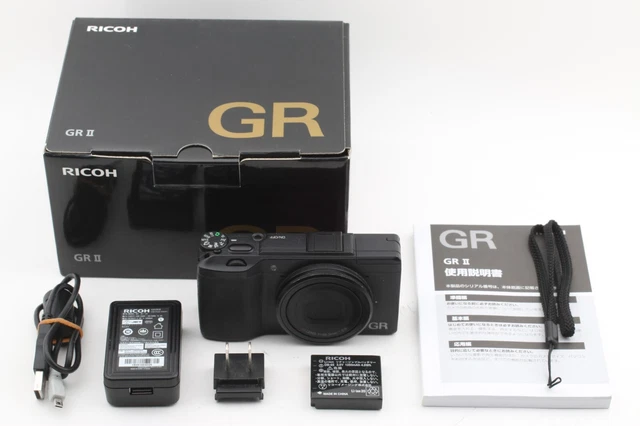 【NearMINT】 Ricoh GR II Compact Digital Camera w/Box From Japan