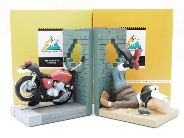 Figurine Serre-livre Joe Bar Team – Démons & Merveilles, Résine, 2000, Avec Boîte