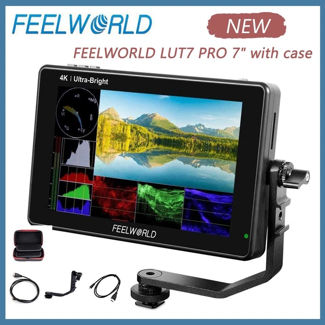 FEELWORLD LUT7 PRO 7" with case Ultra Bright 2200nits DSLR Camera Field Monitor
