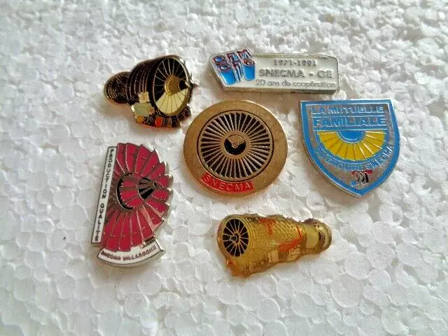 Job lot of 6 Satellite & communications rare metal lapel pins