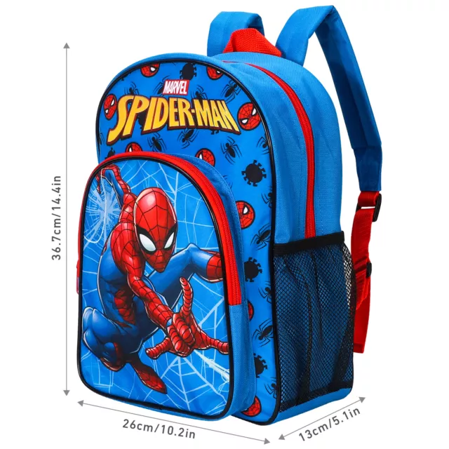 Spiderman Kinder Kinder Premium Rucksack Schule Rucksack Reisetasche Jungen Mädchen 2