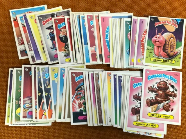 1986 Topps Garbage Pail Kids Original 4th Series 4 OS4 Woody Alan 84-Card Set G 2