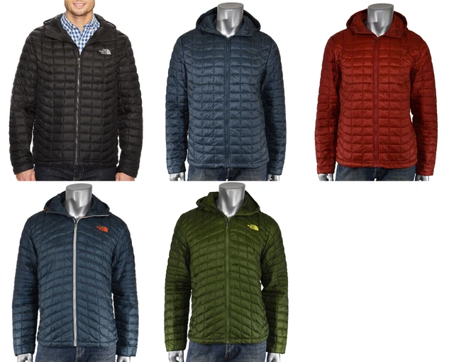 Uomo The North Face Leggero Primaloft Thermoball Giacca Cappuccio Nuovo