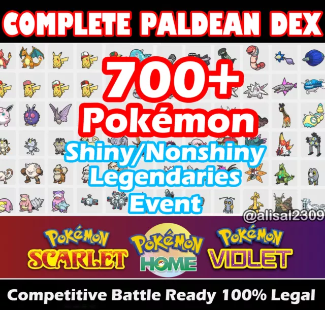 POKÉMON HOME COMPLETE Living Dex 11.800 Pokémon EUR 11,46 - PicClick ES