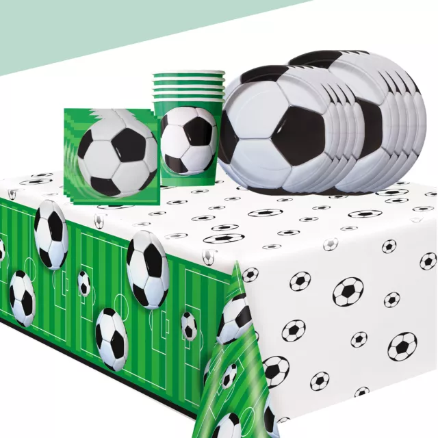 Football Themed Birthday Party Table Decorations Paper Plates Cups Napkins Kids