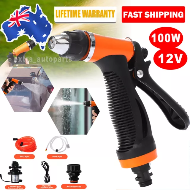 Electric High Pressure Washer Power Intelligent w/Mini Car Water Pump Garden Car