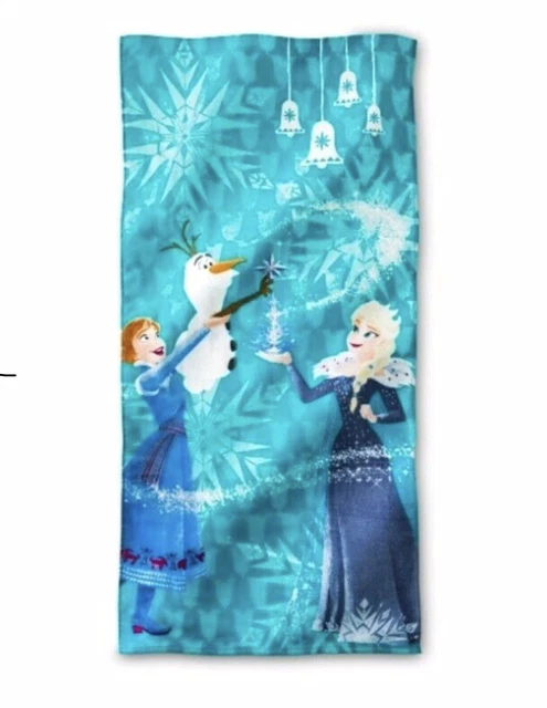 NEW DISNEY ELSA Anna Olaf Frozen Beach Pool Towel 28” X 58” $12.95
