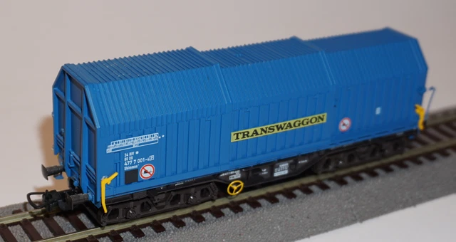 ROCO Wagon téléscopique à bogies Transwaggon DB HO 1/87