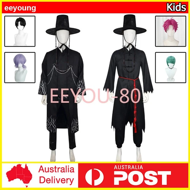 Anime K-Pop: Demon Hunters Saja Boys Qin Yu Cosplay Costume