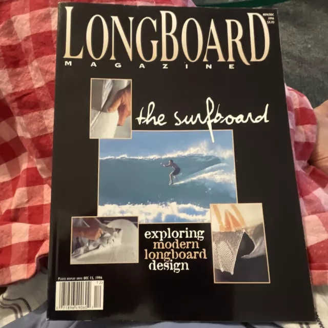 Vintage LongBoard Magazine Nov/Dec 1996 the Surfboard Modern Design