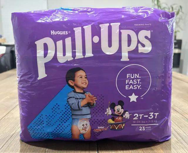 Pull-Ups Boys' Potty Training Pants, 2T-3T (16-34 lbs), 94 Count