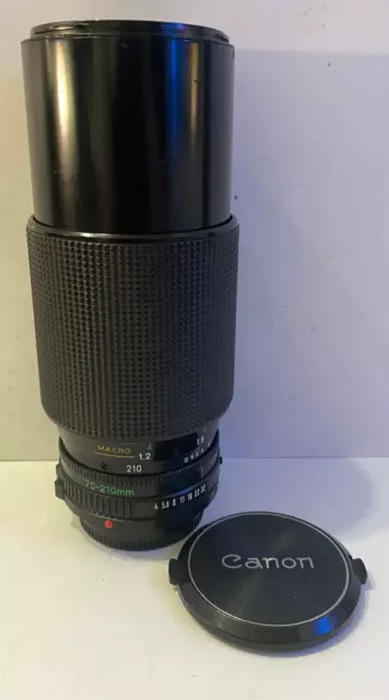 Canon FD 70-210mm f/4 Manual Focus Telephoto Zoom Lens [58]