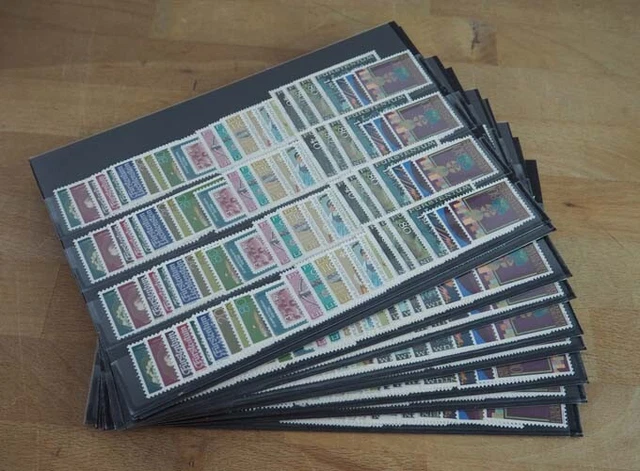 1980  Liechtenstein; 36 komplette Jahrgänge, postfrisch/MNH, ME 990,-