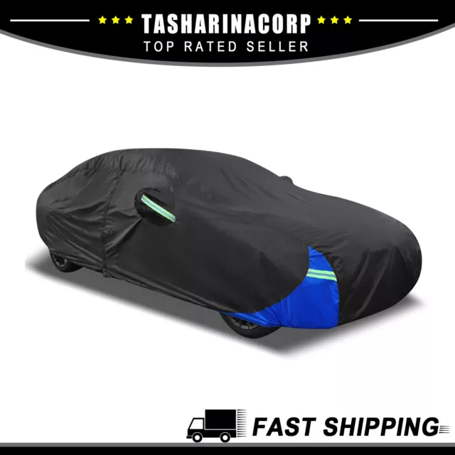 Universal Piece of 1 3XXL Car Cover Outdoor Full Car Cover for Sedan 194"-208"