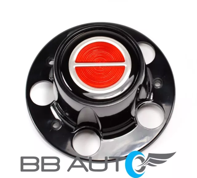 Ford Ranger Bronco Ii Explorer Black Center Cap Hub Red Emblem Center New