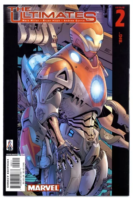 ULTIMATES Vol.1 #2(4/02)1:NICK FURY w/LIKENESS OF SAMUEL JACKSON(CGC IT)9.8(RAW)