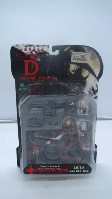 Vampire Hunter D Action Figure Leila and Her Bike 1:10  2001  NEW