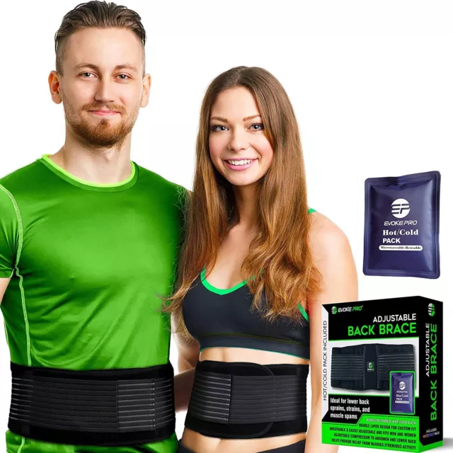 Lower Back Pain Relief Ice Pack for Back Brace with Ice Packs Cold Therapy XXL