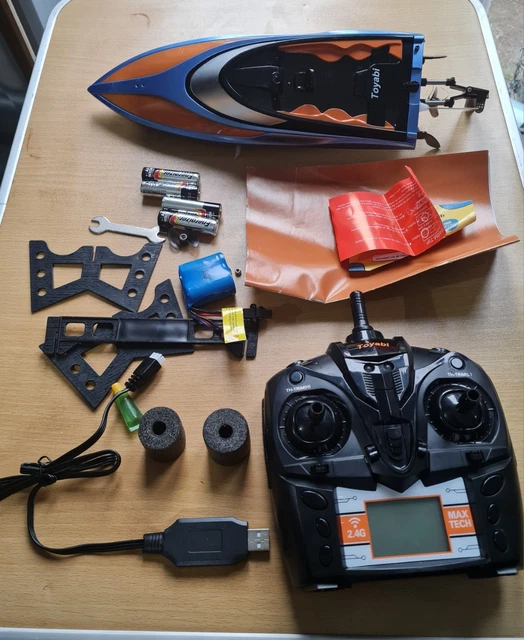 GIZMOVINE T02 RC 1:36 Model Boat Rechargeable Pool/Lake/Pond Racing Watercraft ?�5.91 - PicClick UK