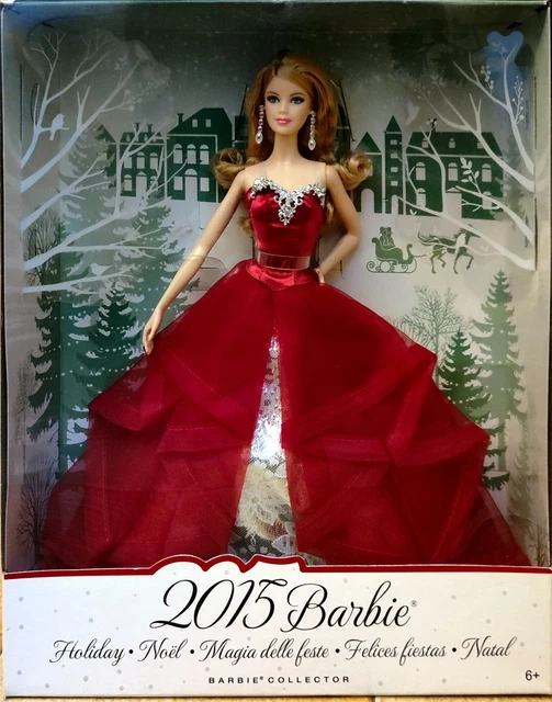 Lot De 3 Barbie De Noël Holidays - Modèle Muse Blonde Collector - Habits D'Origine