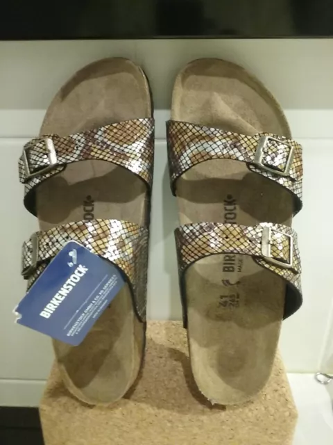 BIRKENSTOCK ARIZONA python look, 41, narrow fit, BNWT, auth