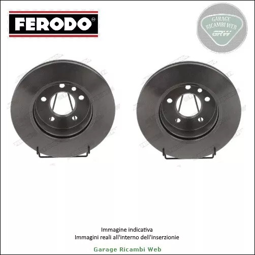 DDF1212 Kit 2 dischi freno Ferodo Anteriore per MITSUBISHI PAJERO I