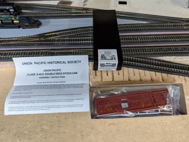 UP Union Pacific Historical Society Class S-40-6 Double Deck Stock Car Kit
