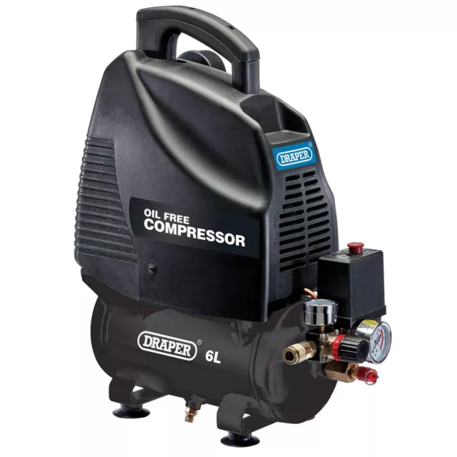 6L Oil-Free Air Compressor 1.1kW/1.5hp