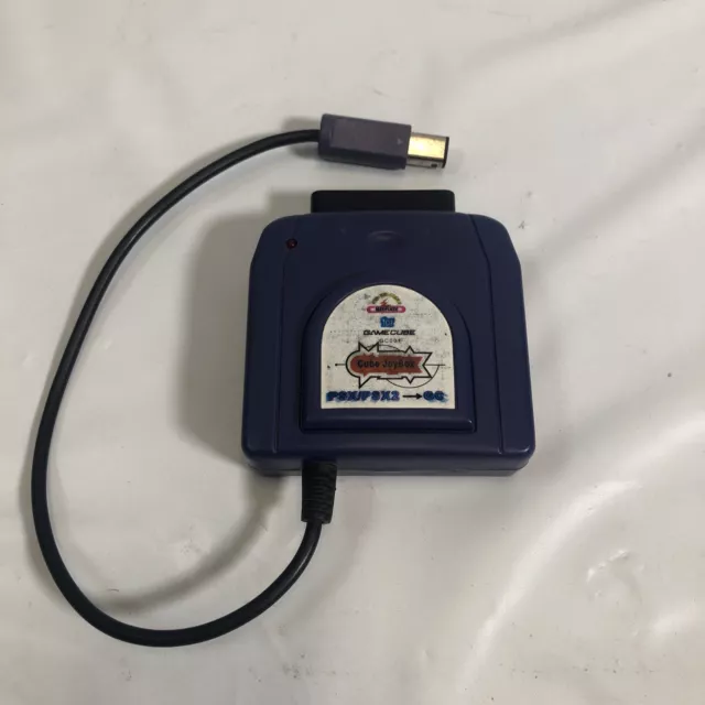 RARE Cube Joy Box PSX PSX2 To GC PS Controller Adapter (Nintendo GameCube) Works