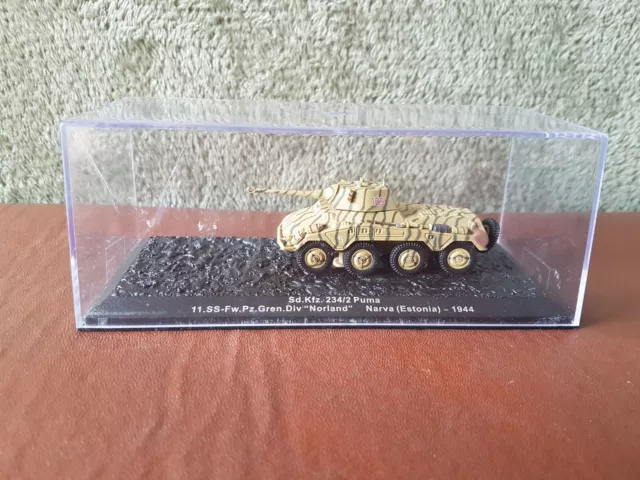 DeAgostini Tanks - Sd.Kfz. 234/2 Puma - Narva (Estonia) 1944 - Mint Condition.